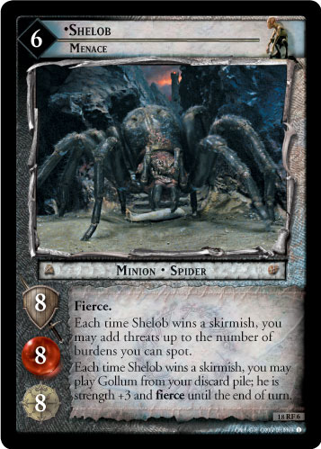 Shelob, Menace (F)